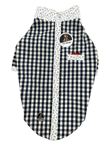 Retro Check Shirt for Dogs and Cats