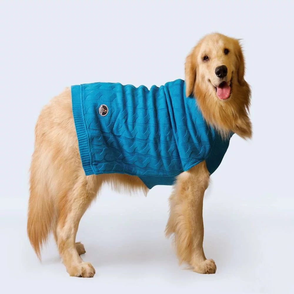 Petsnugs Half Cable Half Jacquard Sweater