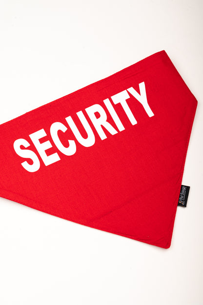 Security Bandana Red