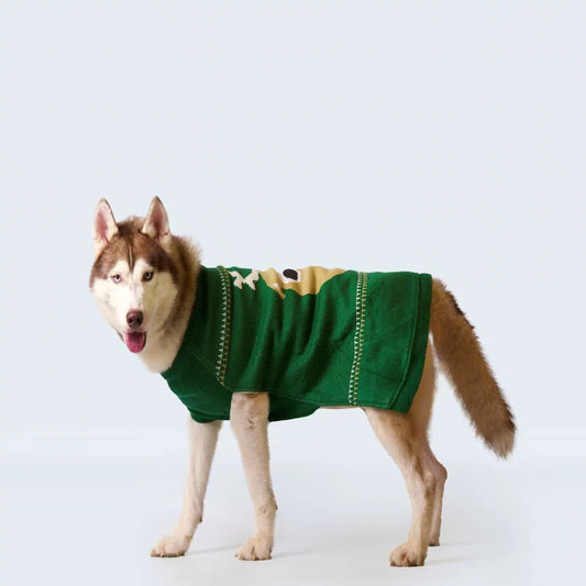 Petsnugs Green Reindeer Sweater
