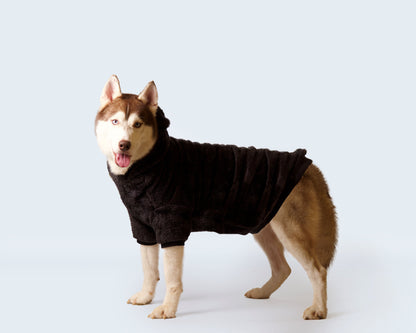 Petsnugs Dark Grey Furry Sweater